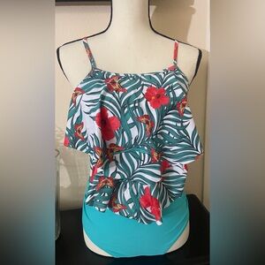 NWT Girl’s SHENHE Cute 2 Pc Bikini Set High Waisted Swim suit Beachwear